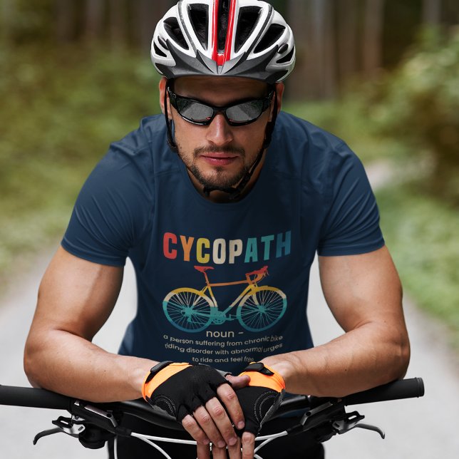 Camiseta Cycopath, Funny Gift for Cycling (Criador carregado)