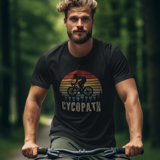 Camiseta Cycopath | Funny Gift for Cyclist (Criador carregado)