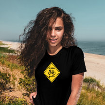 Cycopath Funny Road Sign for Cycle Lover T Shirt