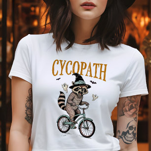 Camiseta Cycopath Vintage Raccoon Halloween