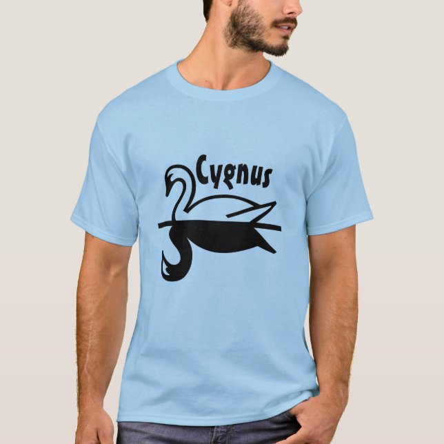 Camiseta Cygnus - Cisne em latim (Frente)
