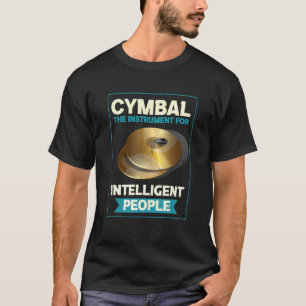 Camiseta Cymbal O Instrumento Para A Drumagem Inteligente D