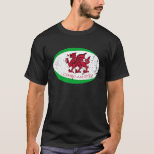 Camiseta Cymru Am Byth Welsh Rugby Fans