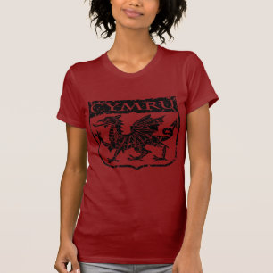 Camiseta Cymru - Wales - vintage