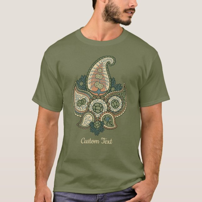 Camiseta Cypress Paisley (Frente)