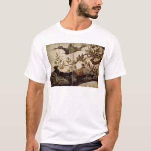 Camiseta Cypress por Kano Eitoku, período de Muromanchi