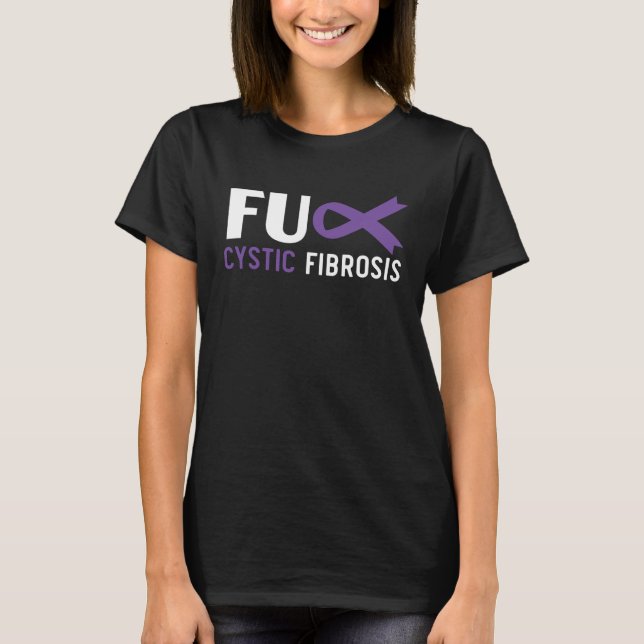 Camiseta Cystic Fibrosis Warrior Cystic Fibrosis Awareness  (Frente)