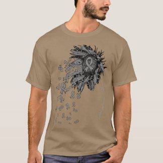 Camiseta CytomegaloConsciência Flores de girassol caem