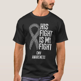 Camiseta Cytomegalovirus Sua Luta É Minha Luta Contra Aware