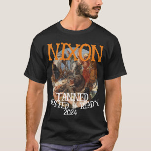 Camiseta CZAR Bronzeado Descansado & BRANCO NIXON 2032 Pres