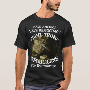 Camiseta Czar Rua Mentiroso Trump GOP Congresso Ordem Democ