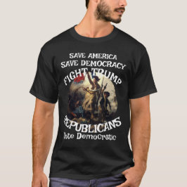 Camiseta Czar Rue Mentiroso Trump GOP Congresso Ordem Democ