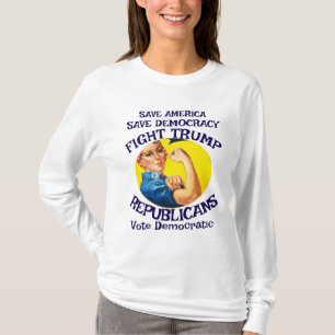 Camiseta Czar Rue Mentiroso Trump POTUS Patriótico Trem MAG