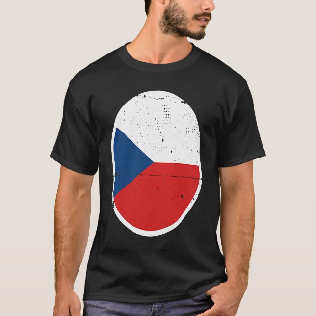Camiseta Czechia Flag Proud Czech (Frente)