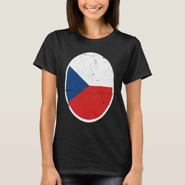Camiseta Czechia Flag Proud Czech (Frente)