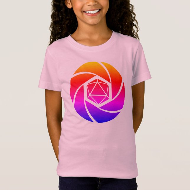 Camiseta D20 Aperture Rainbow Girls T-Shirt (Frente)