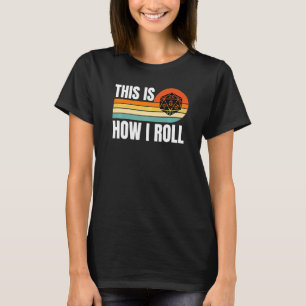 Camiseta D20 Como Roll O Rpg Tabletop Tabletop Gamer Dice R