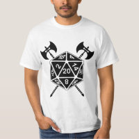 D20 Dice com Eixos