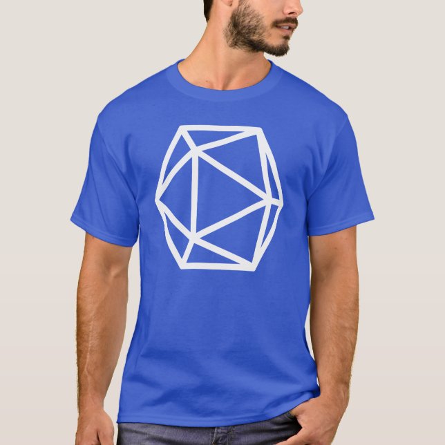 Camiseta D20 grande Isocahedron (Frente)