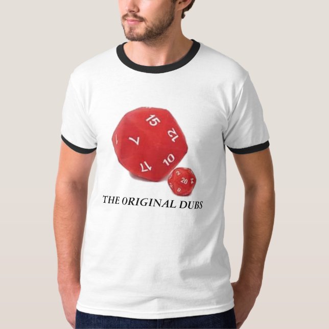 Camiseta d20, OS DUBS do ORIGINAL (Frente)