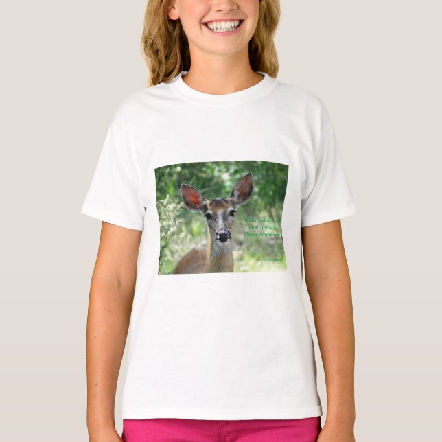 Camiseta D33 Veado Branco Fêmea (Frente)