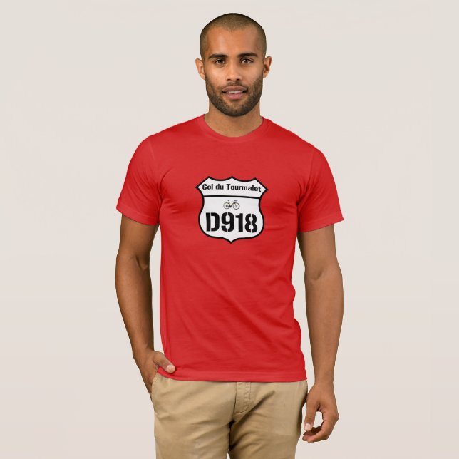 Camiseta D918: Col du Tourmalet (Frente Completa)