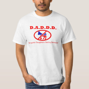 Camiseta D.A.D.D. Pais Contra Filhas Namorandos Democratas
