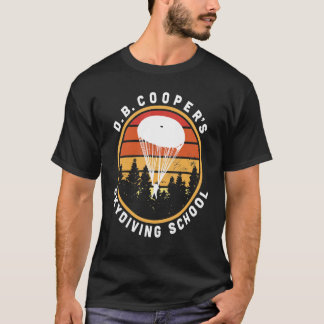 Camiseta D B Cooper Skydiving School Cryptid Urban Legend