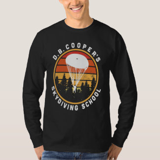 Camiseta D B Cooper Skydiving School Cryptid Urban Legend