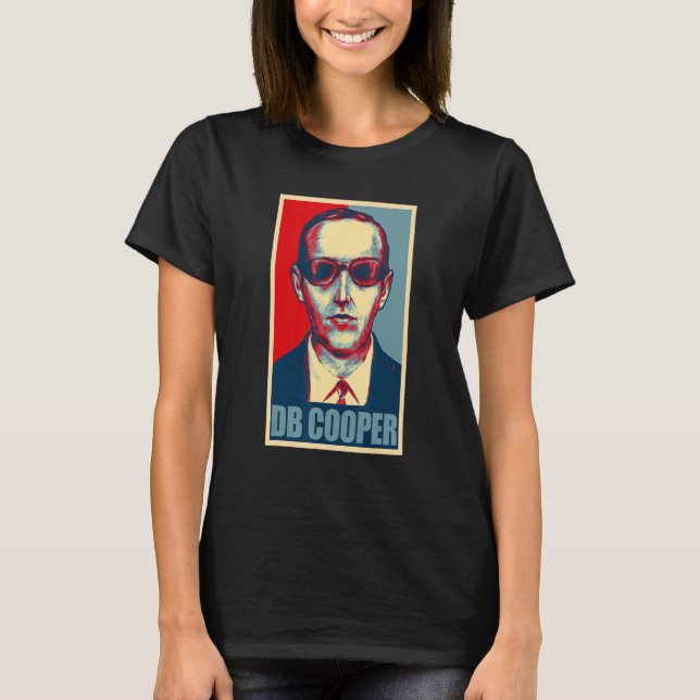 Camiseta D B Cooper Urban Legend Estilo Retroativo (Frente)