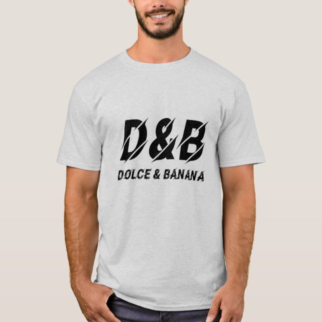 Camiseta D & B | Dolce & Banana | Banana Funny  (Frente)