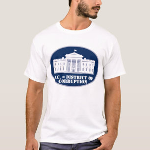 Camiseta D.C. = distrito da corrupção
