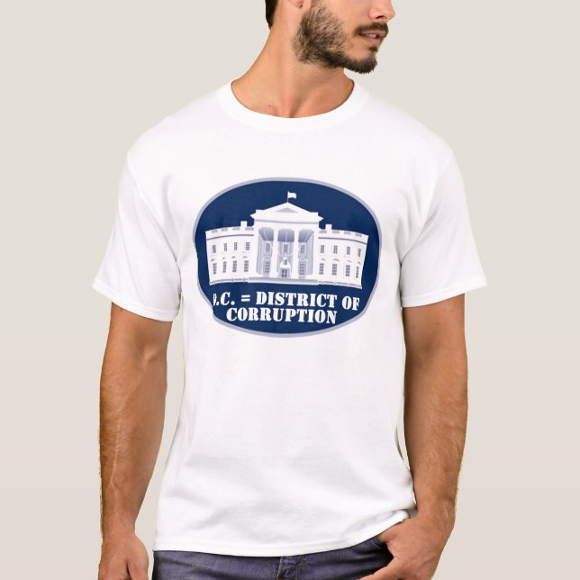 Camiseta D.C. = distrito da corrupção (Frente)