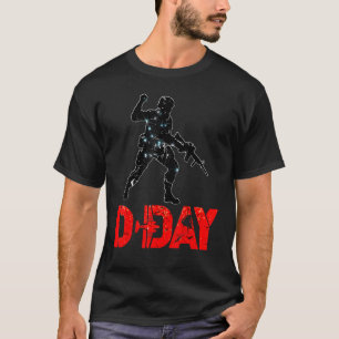 Camiseta D Day Normandy Paratrooper Veteran Day Happy 4O