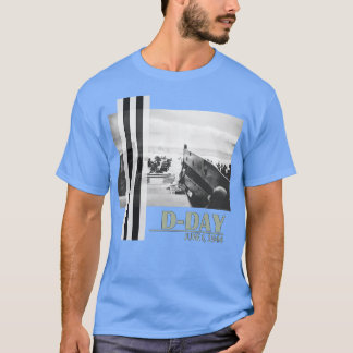 Camiseta D Dia 06 junho 1944 WW2 Aterro Normando
