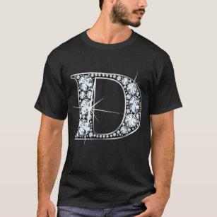 Camiseta "D" Diamond Bling T-Shirt