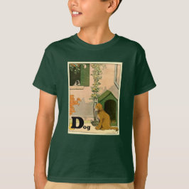 Camiseta D é para Cachorro - Ouro Retriever e Terrier