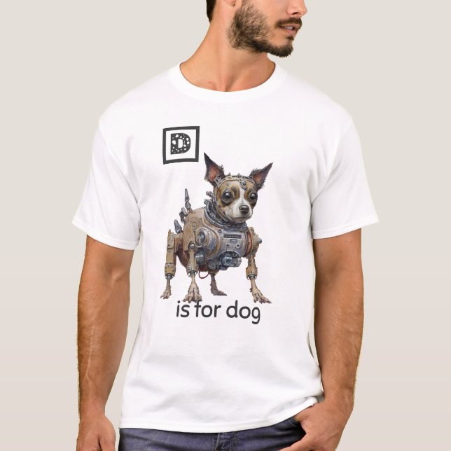 Camiseta D é para Dog T-Shirt (Frente)