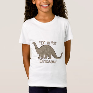 Camiseta D é para o dinossauro