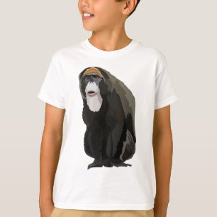 Camiseta D é para o macaco de De Brazza