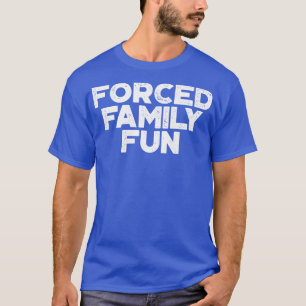 Camiseta d Família Divertida Engraçado Vintage Retro White