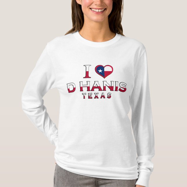 Camiseta D Hanis, Texas (Frente)