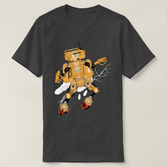 Camiseta D.J Roboto (Frente do Design)