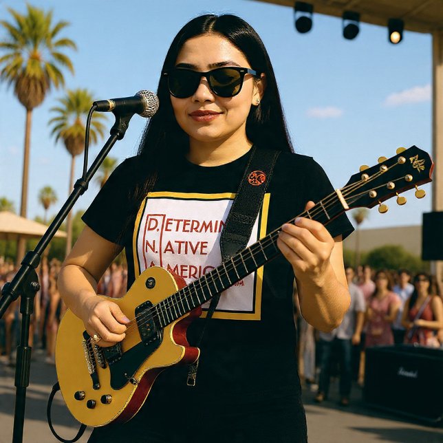 Camiseta D.N.A - Determinado nativo americano (y) (Criador carregado)