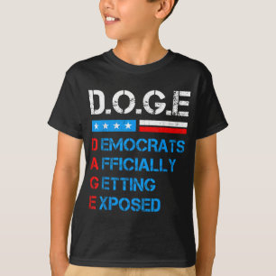 Camiseta D.o.g. e Departamento de Cães de Eficiência do Gov