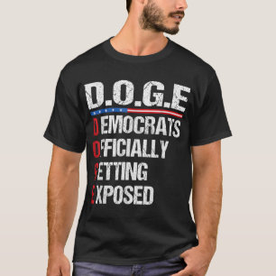 Camiseta D.o.g. e Departamento de Cães de Eficiência do Gov