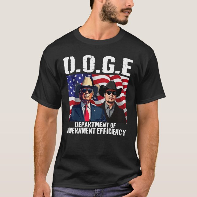 Camiseta D.O.G.E. Departamento de Eficiência do Governo (Frente)