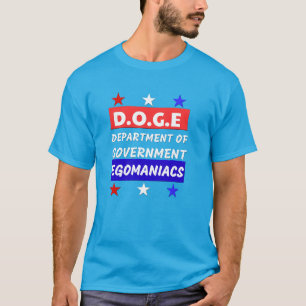 CAMISETA D.O.G.E.: O DEPARTAMENTO DOS EGOMÂNICOS GOVERNOS