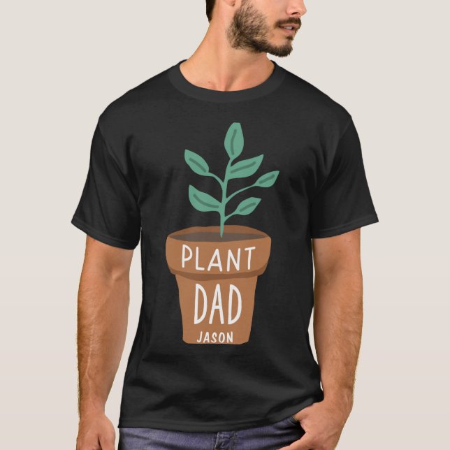Camiseta D Plant Dad Gardening  (Frente)
