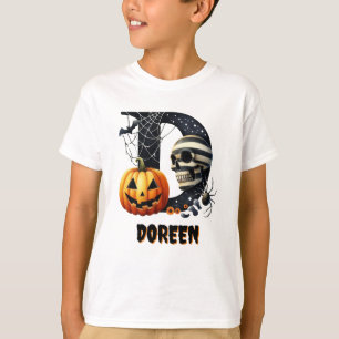 Camiseta D Primeiro Dia de Doce ou Travessura Cute Hallowee